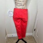 J.Crew NTM: Coral Colored Mid Rise Toothpick Skinny Jeans Sz 29 Photo 9