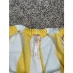 Free People  hot hot hot shorts yellow white striped cotton boho mini shorts S Photo 5
