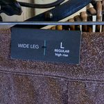 Maurice's NWT Maurice’s Sparkly Wide Leg Stretchy Pants Size L Photo 4