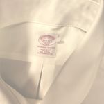 Brooks Brothers  346 Mens 16.5 4/5 Solid White Long Sleeve Button Front Shirt NWT Photo 9