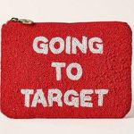 Kate Spade x Target Red and White Beaded Clutch Photo 0