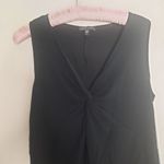 Eileen Fisher Twist Front Dress Black Size Small Photo 3