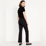 Old Navy  Black High waisted uniform Boot cut pants size 10‎ Photo 1