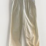 Gap Womens sz 16 Tall High Rise Pleated Wide Leg Khakis Chinos Off White Pants Photo 1