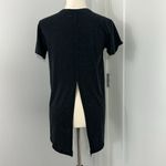 Lululemon Size 2 Black Speckled Part Ways Split Back Short Sleeve Active Top Photo 9