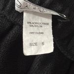 Dylani Knitwear Pants Womens S Black High Waist Wide Leg Pull On Minimalist Photo 6