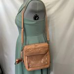 Piper Noble Quilt Convertible Backpack Crossbody Bag Neutral Blush Vegan Leather Tan Photo 14