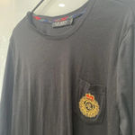 Ralph Lauren  Women’s Lauren Black Label Logo Long Sleeve Shirt Top Shirt XL Photo 2