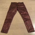 Banana Republic BNWT Gorgeous and unique  leopard foil skinny jeans size 28 Photo 2