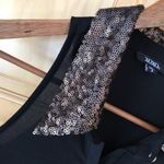 XOXO ๐
บ sequin collar tie front sheer sleeveless top size S Photo 28