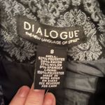 Dialogue New Black Brocade Blazer Photo 2