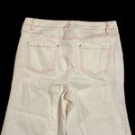 Nicole Miller  ivory denim with red stitching - brand new Photo 4