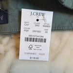 J.Crew NWT  Lizzie High-Rise Patch-Pocket Wide-leg Pant Womens Green Sun Bleached Photo 6