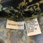 Newport News Dress Medium Petite Sleeveless Floral V Neck Career Cocktail Sheath Photo 6