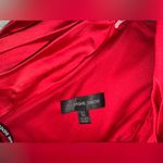 Tadashi Shoji NWOT Ember One-Shoulder Draped Gown lava red Sz 12 Photo 4