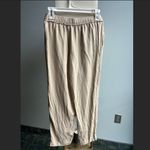 H&M Linen-Blend Summer Pants – Light Beige Photo 1