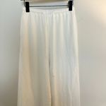 Princess Polly  Parklea High Waist Linen Blend Drawstring Pants in White US 2 Photo 3