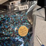 Hailey Logan Vintage Y2K Winter Formal Dress Juniors 11/12 Black Blue Sequin Photo 14