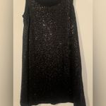Eileen Fisher Silk All Over Sequin Mini Dress LBD Party NYE Festive Size Medium Photo 1