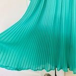 Lulus As You Swish Pleated Mint Green/Teal Dress | Size: Medium Green Photo 5