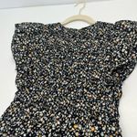 Rails  Clementine Smocked Black Floral Midi Dress Women Size Small Cap Sleeve NEW Photo 12