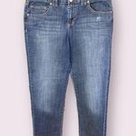 a.n.a . Boyfriend Jeans with Double Button Waistbands in dark wash - size 8 Photo 0
