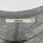 J Brand Women XS Gray Knit Tunic Top Short Sleeve Made in USA Photo 5