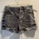 Vervet Black Washed Denim Shorts (Smalll Photo 2