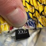 Brand Unknown Women's Paisley Skirt XXL Double Extra Large Yellow Red Blue Satin Photo 7