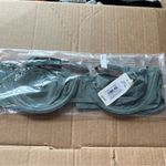 Aerie *NWT* Smoothez Unlined Mesh Bra Full Coverage Royal Palm Green Photo 4