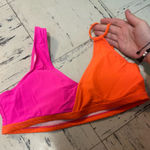Orange and pink bikini top Photo 0