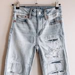 American Eagle Light Wash Distressed High Rise Jegging Size 2 Photo 2