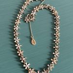 Loft Charming Minimalist Floral Crystal Choker in Gold Tone Setting Photo 4
