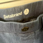 Betabrand Straight Leg 4 Pocket Yoga Denim in Dark Indigo size Small Petite Photo 5