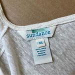 Sundance  White V Neck Linen Tank Top Photo 5