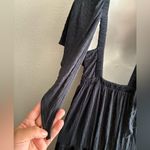 Free People Beach LaLa Black Backless Maxi Dress Black L Photo 9
