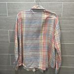Sanctuary  tomboy shirt Nina long/ rolled sleeve women's M cotton gauze Photo 2