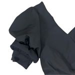 DO+BE  Mini Dress Womens M Black Puff Sleeve One Shoulder LBD Cocktail Birthday Photo 1