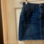 Wild Fable Medium Wash Denim Studded Mini Skirt 2 Photo 4
