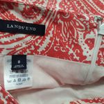 Lands' End Coral Paisley Print Skirt Photo 1
