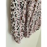Victoria's Secret Victoria Secret Long Sleeve Button Down Nightgown Sleep Dress Leopard Pink Photo 6