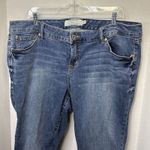 Torrid  Premium Denim Boyfriend Stretch Jeans Size 18 Butterfly Patch Photo 1