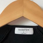 Aritzia  Babaton Sculpt Sweetheart Ribbed T Shirt Black Sz S Photo 5