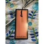 Anthropologie Olive Hill Embroidered Boho Peasant Floral Tunic Top Sz Small NWT White Photo 7