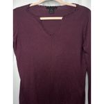 The Limited  Sweater Women's Medium Maroon Silk Cashmere Long Sleeve Minimalist Photo 1