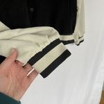 Vintage black and white bomber jacket high school letterman jacket corduroy L Size L Photo 3