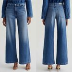 AG Adriano Goldschmied Stella Long Slung Palazzo Wide Leg Jeans Size 32 Blue Photo 13