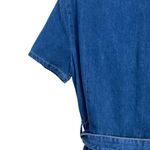 Urban Outfitters BDG Denim Blue Cotton Belted Jumpsuit Romper Size 8 Photo 2