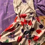 SheIn Adorable crochet top and floral romper. Never worn. Size small. Photo 2