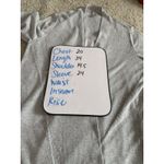 Chico's Womens L Size 2 Rib-Mix Cardigan Sweater Light Gray Long Sleeve Open Photo 8